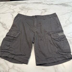 Men's Gray Cargo Shorts